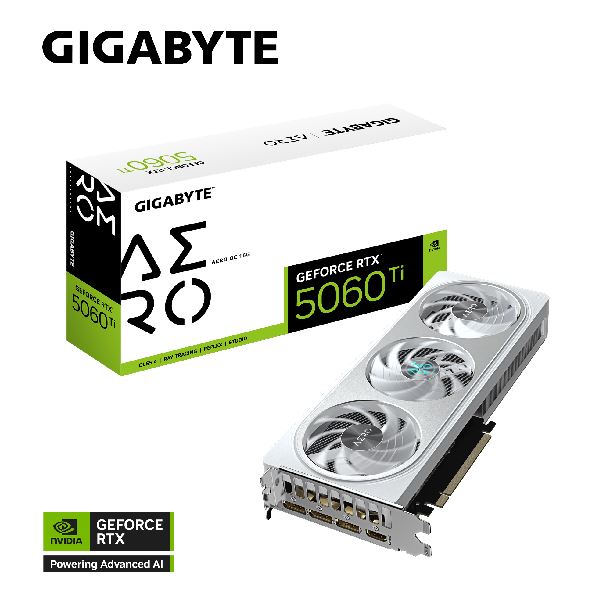 VIDEO GEFORCE RTX 5060 TI 16GB GIGABYTE AERO OC