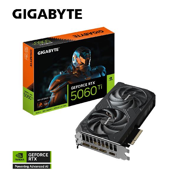 VIDEO GEFORCE RTX 5060 TI 16GB GIGABYTE WINDFORCE OC