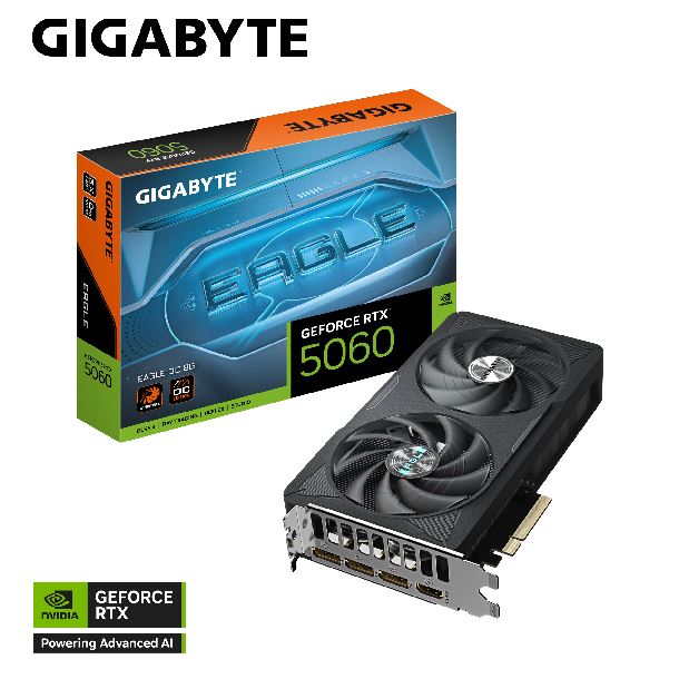 VIDEO GEFORCE RTX 5060 8GB GIGABYTE EAGLE OC