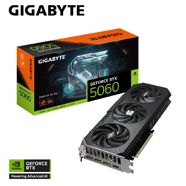 VIDEO GEFORCE RTX 5060 8GB GIGABYTE GAMING OC