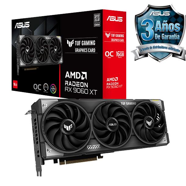 VIDEO RADEON RX 9060 XT 16GB ASUS TUF GAMING OC EDITION