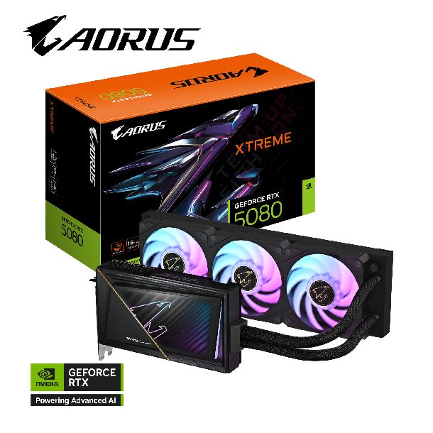 VIIDEO GEFORCE RTX 5080 16GB GIGABYTE AORUS XTREME WATERFORCE