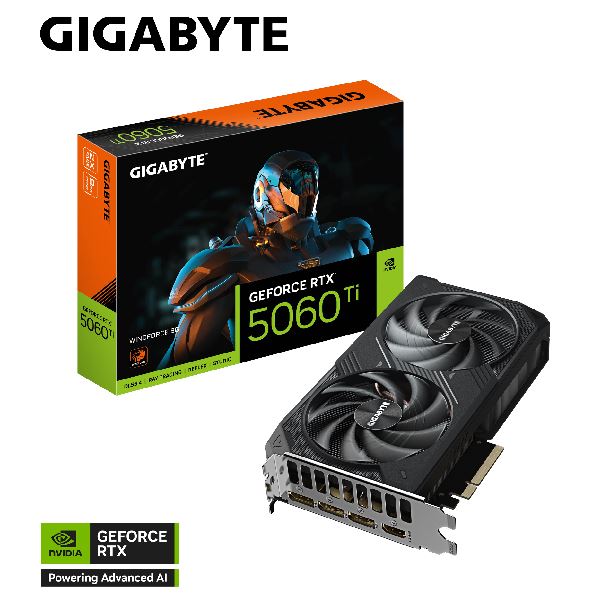 VIDEO GEFORCE RTX 5060 TI 8GB GIGABYTE WINDFORCE