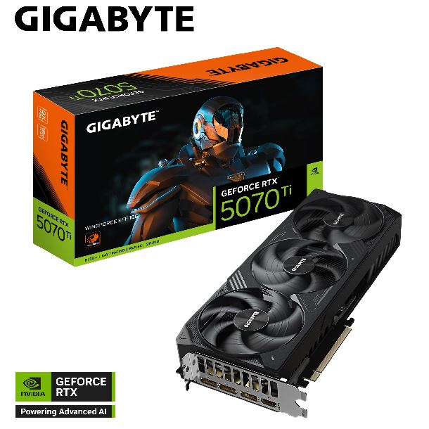 VIDEO GEFORCE RTX 5070 TI 16GB GIGABYTE WINDFORCE SFF