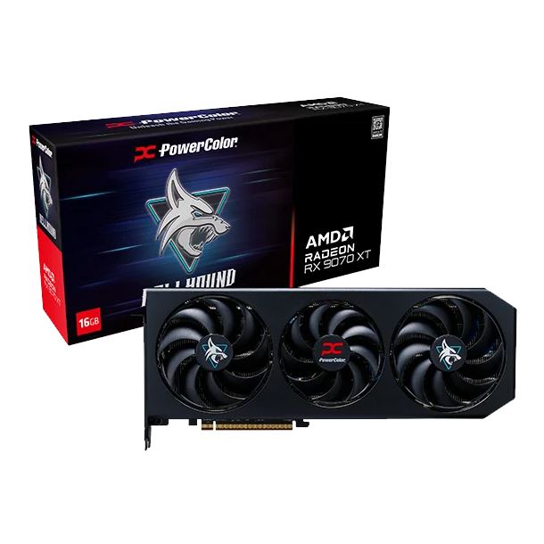 VIDEO RADEON RX 9070 XT 16GB POWERCOLOR HELLHOUND OC