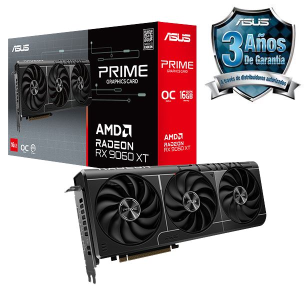 VIDEO RADEON RX 9060 XT 16GB ASUS PRIME OC EDITION