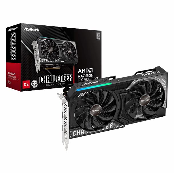 VIDEO RADEON RX 9060 XT 8GB ASROCK CHALLENGER OC