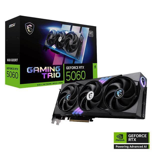 VIDEO GEFORCE RTX 5060 8GB MSI GAMING TRIO OC