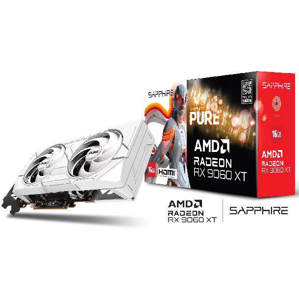 VIDEO RADEON RX 9060 XT 16GB SAPPHIRE PURE