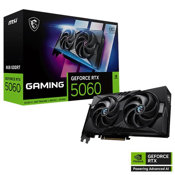 VIDEO GEFORCE RTX 5060 8GB MSI GAMING OC