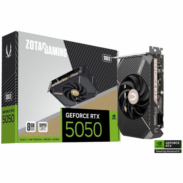 VIDEO GEFORCE RTX 5050 8GB ZOTAC SOLO