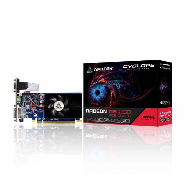 VIDEO RADEON R5 230 2GB DDR3 LOW PROFILE AKR230D3S2GL1