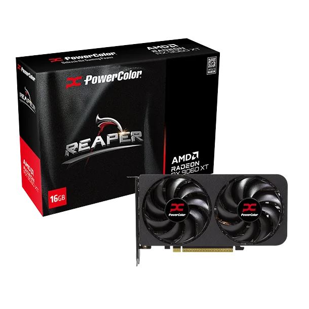 PLACA DE VIDEO RADEON RX 9060 XT 16GB POWERCOLOR REAPER