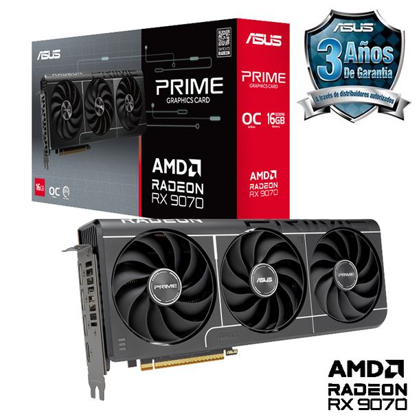 PLACA DE VIDEO RADEON RX 9070 16GB ASUS PRIME EVO OC EDITION