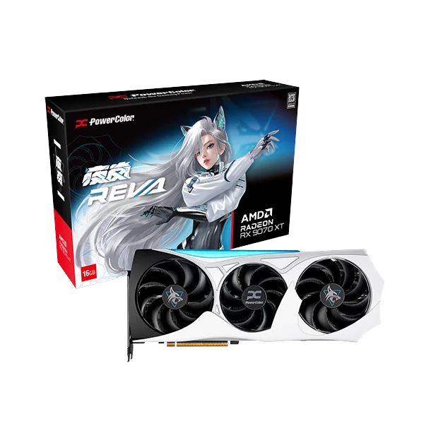 PLACA DE VIDEO RADEON RX 9070 XT 16GB POWERCOLOR HELLHOUND REVA EDITION