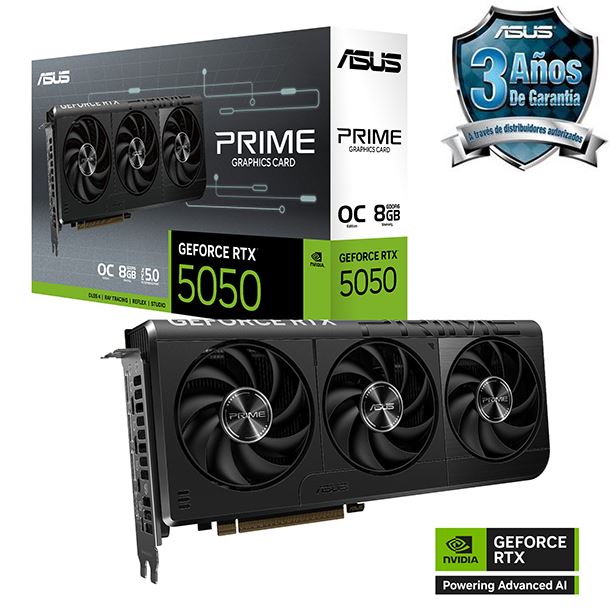 PLACA DE VIDEO GEFORCE RTX 5050 8GB ASUS PRIME OC
