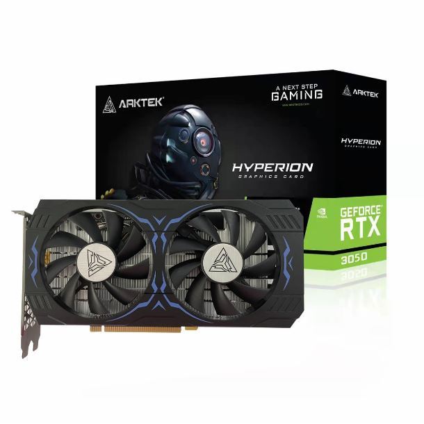 PLACA DE VIDEO GEFORCE RTX 3050 8GB ARKTEK TWIN FAN