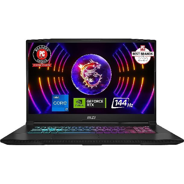 NOTEBOOK MSI 17.3" KATANA 17 B13VFK I7-13620H 16GB 512GB RTX4060 FHD 144HZ W11H