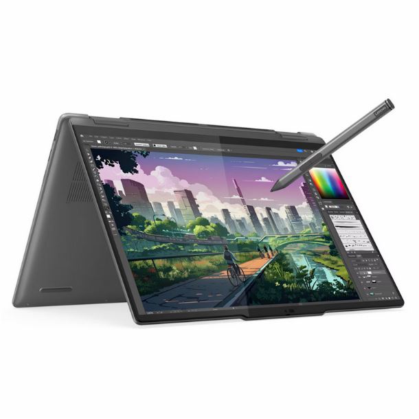 NOTEBOOK LENOVO 14" YOGA 2EN1 14AHP9 RYZEN 5 8640HS 16GB 512GB WUXGA W11H