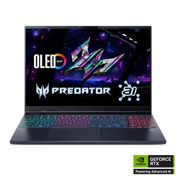 NOTEBOOK ACER 16" PREDATOR HELIOS 16 AI ULTRA 7-255HX 16GB 512GB GEFORCE RTX 5070 FHD 240HZ W11H I7