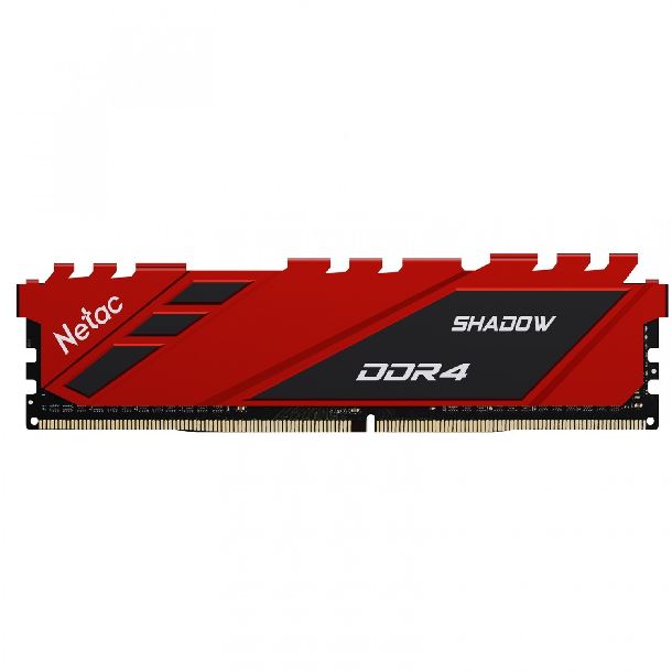 MEMORIA 16GB DDR4 3200 NETAC SHADOW C16 RED