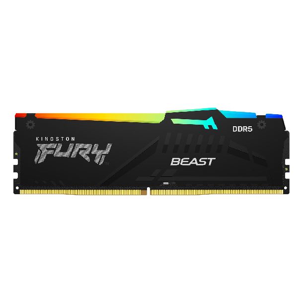 MEMORIA 16GB DDR5 5600 KINGSTON FURY BEAST RGB EXPO XMP