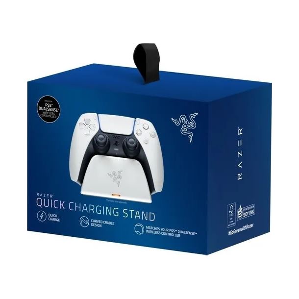 RAZER QUICK CHARGING STAND FOR PS5 WHITE