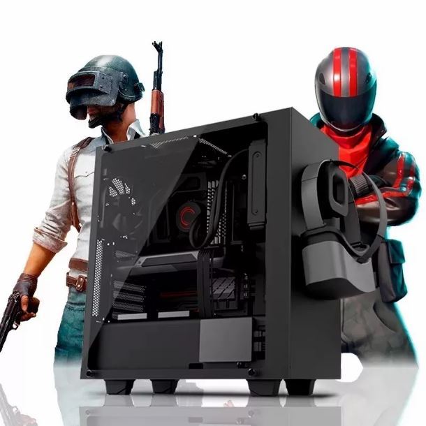 PC GAMER AMD RYZEN 5 5500X3D+B550+32GB+1TB NVME+RADEON 9060 XT+GABINETE GAMER