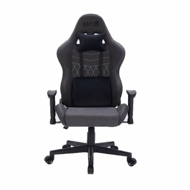 SILLA GAMER RAPTOR THRONE R1 - TELA NEGRA
