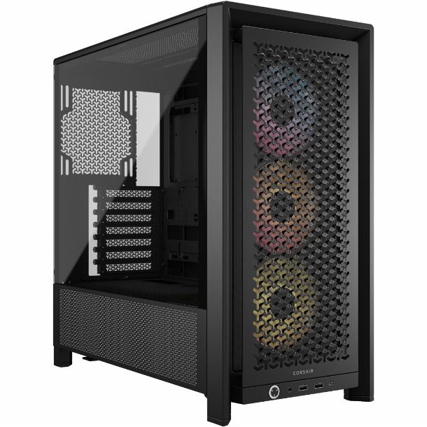 GABINETE CORSAIR FRAME 4000D RS 3FAN ARGB TG BLACK CC-9011296-WW