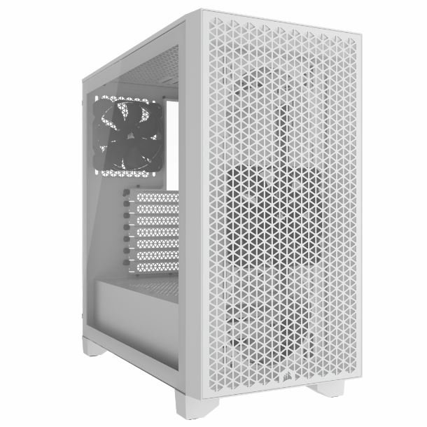 GABINETE CORSAIR 3000D AIRFLOW TG 2FAN WHITE