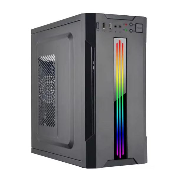 GABINETE GAMER RGB C/KIT TECLADO Y MOUSE