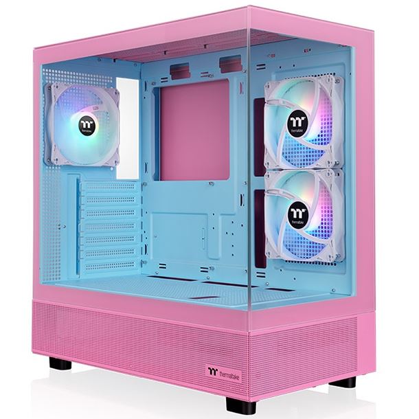 GABINETE THERMALTAKE VIEW 270 PLUS TG 3FAN ARGB BUBBLE PINK