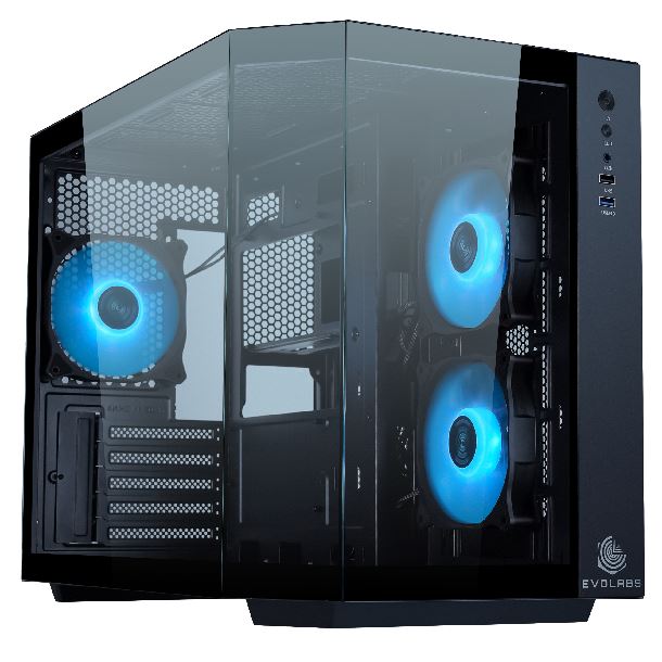 GABINETE EVOLABS PRIMACY TG 3FAN ARGB