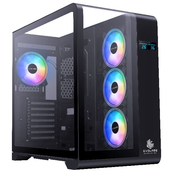 GABINETE EVOLABS SYNERGY 4FAN ARGB