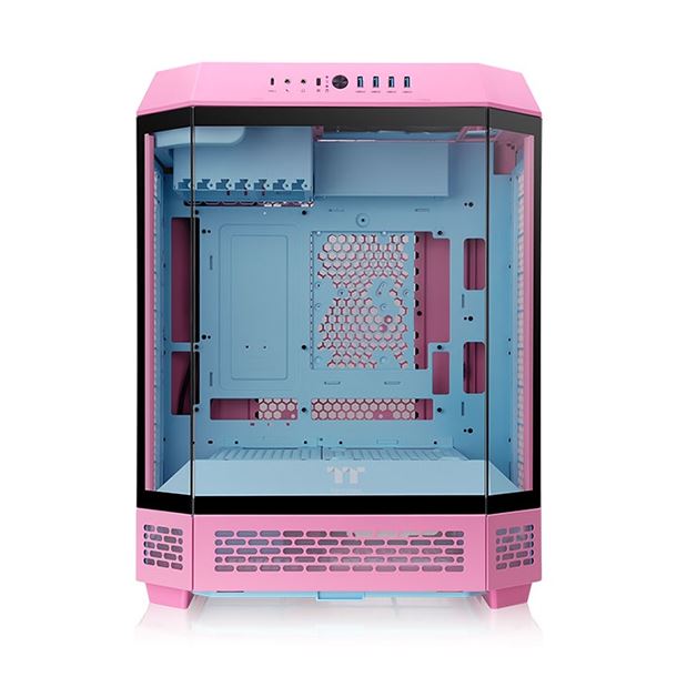 GABINETE THERMALTAKE THE TOWER 600 TG 2FAN BUBBLE PINK