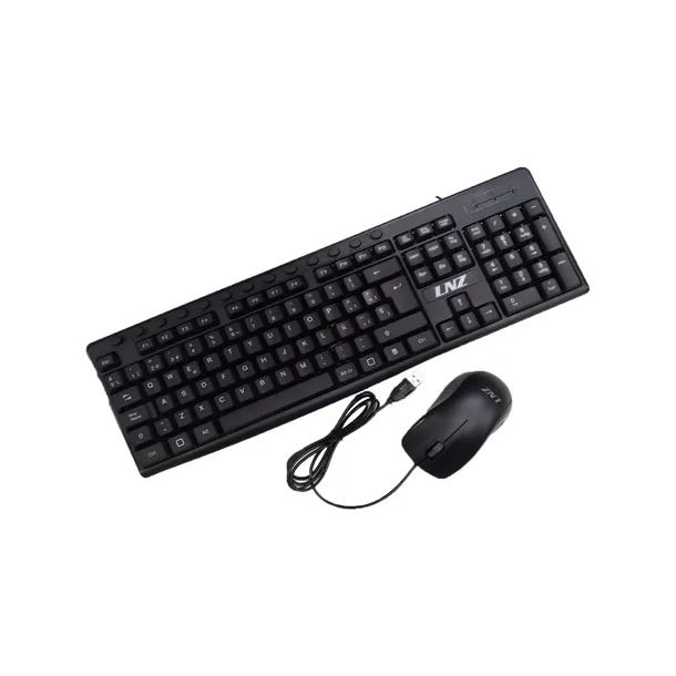 COMBO LNZ TECLADO Y MOUSE USB